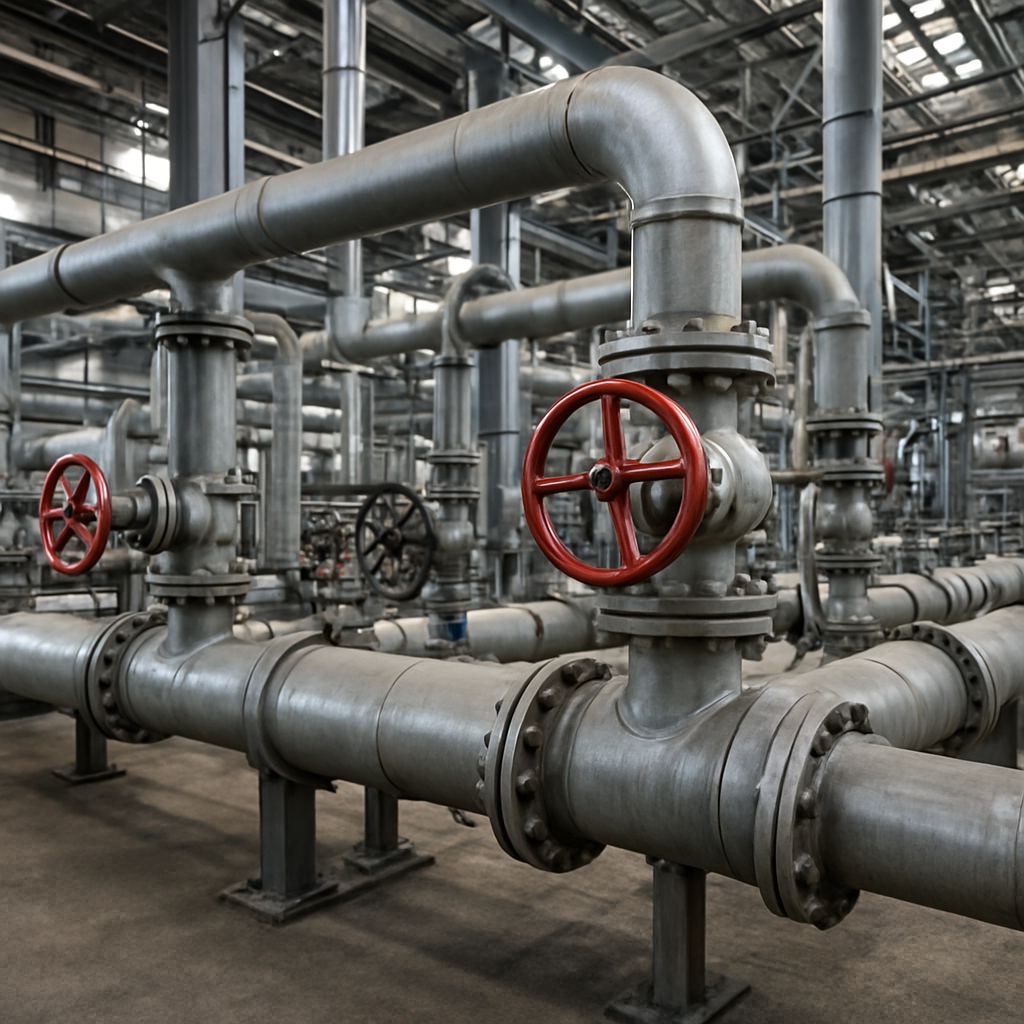 Industrial plumbing project